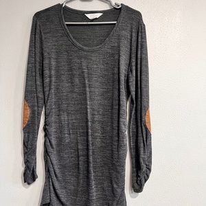 Alma Long Sleeve Maternity Elbow Patch Knit Top